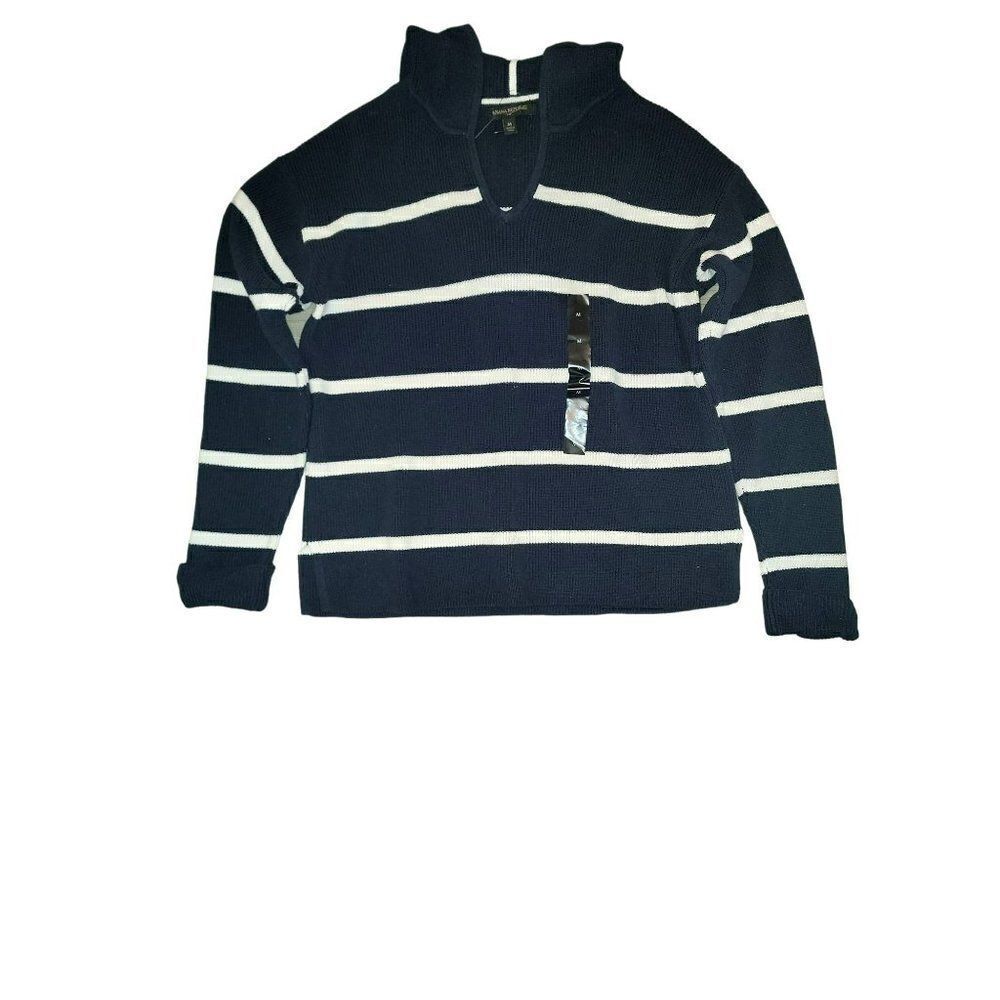 Banana Republic Pullover Striped Sweater Hoodie Women's Medium